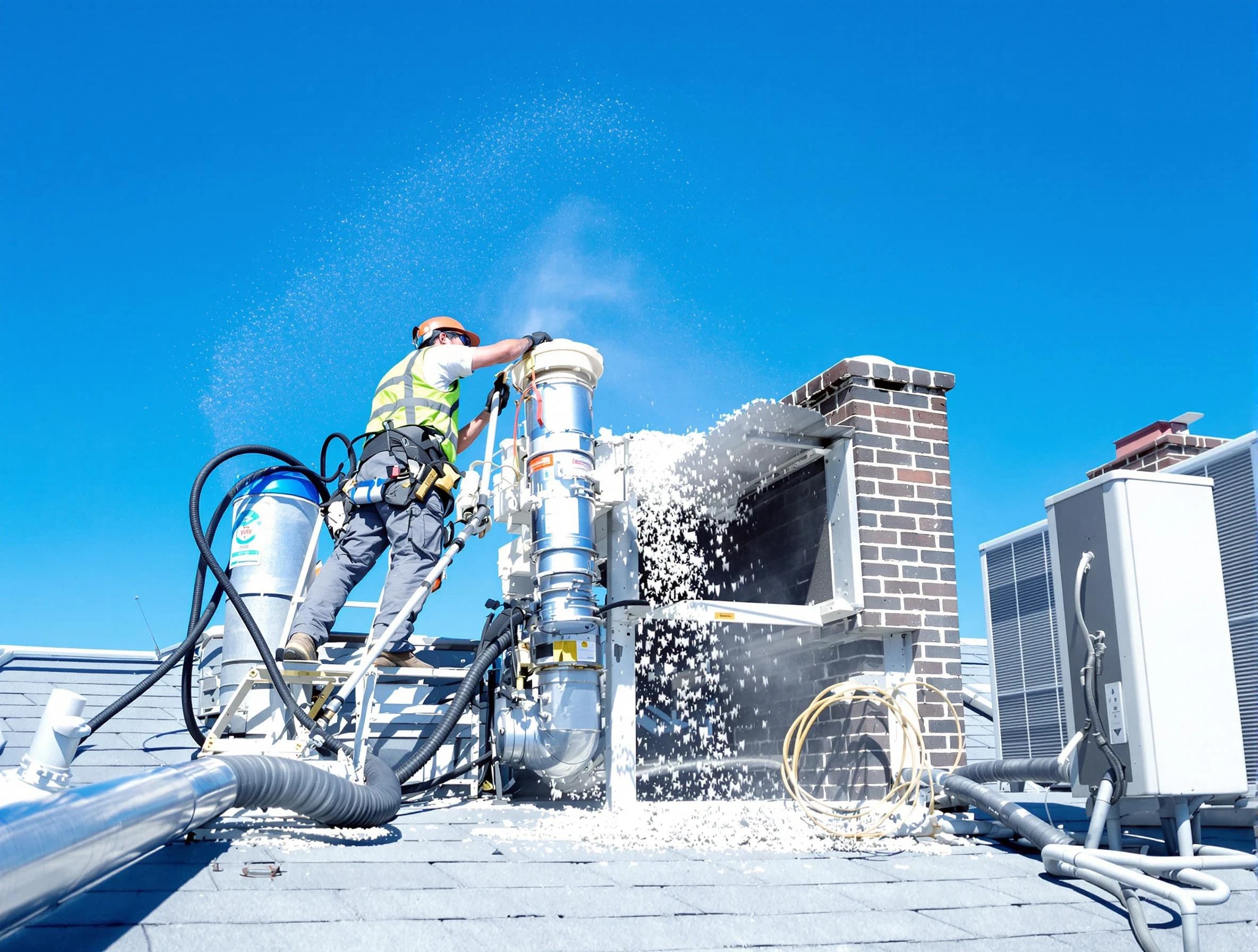 Expert roof dryer vent cleaning by Lake View Dryer Vent Cleaning in Lake View