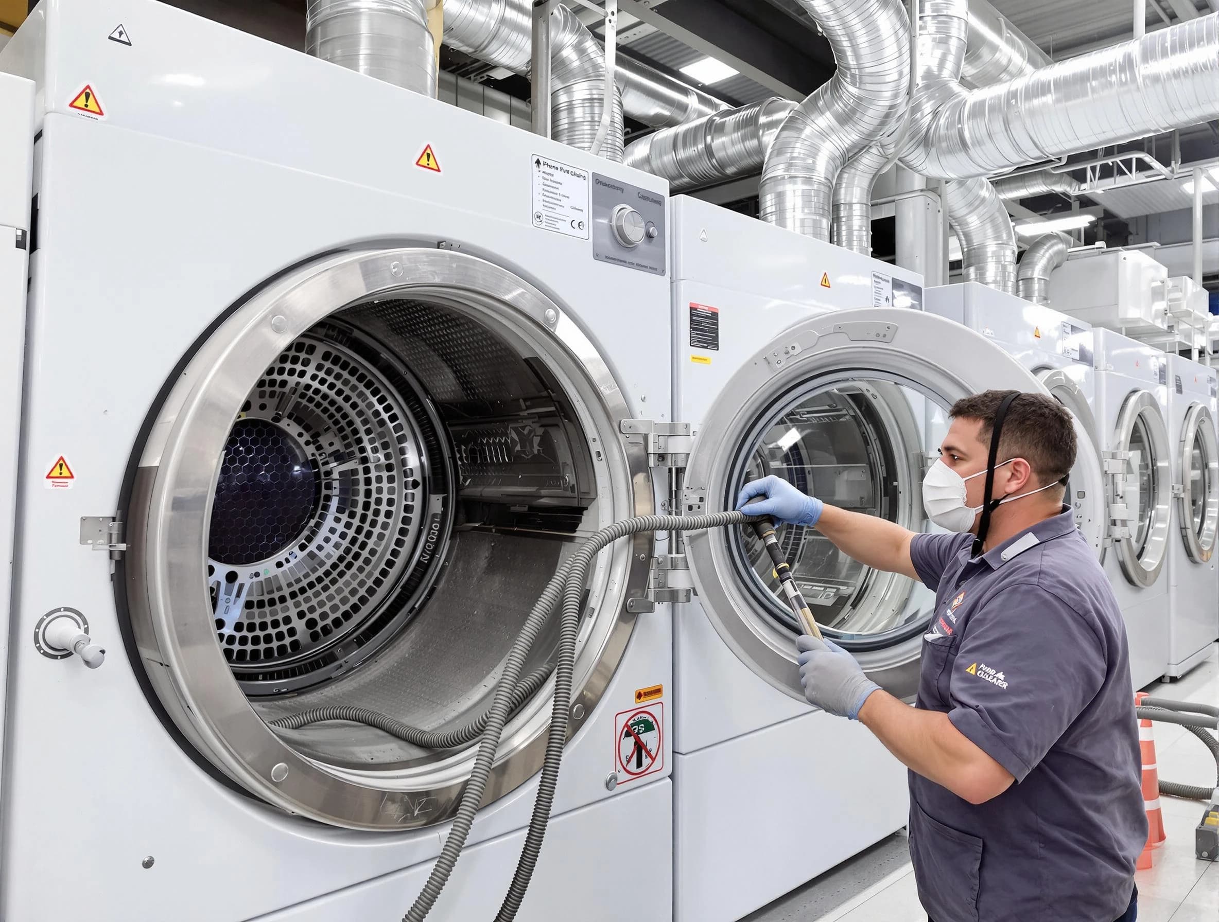 Industrial-grade dryer vent cleaning by Lake View Dryer Vent Cleaning in Lake View