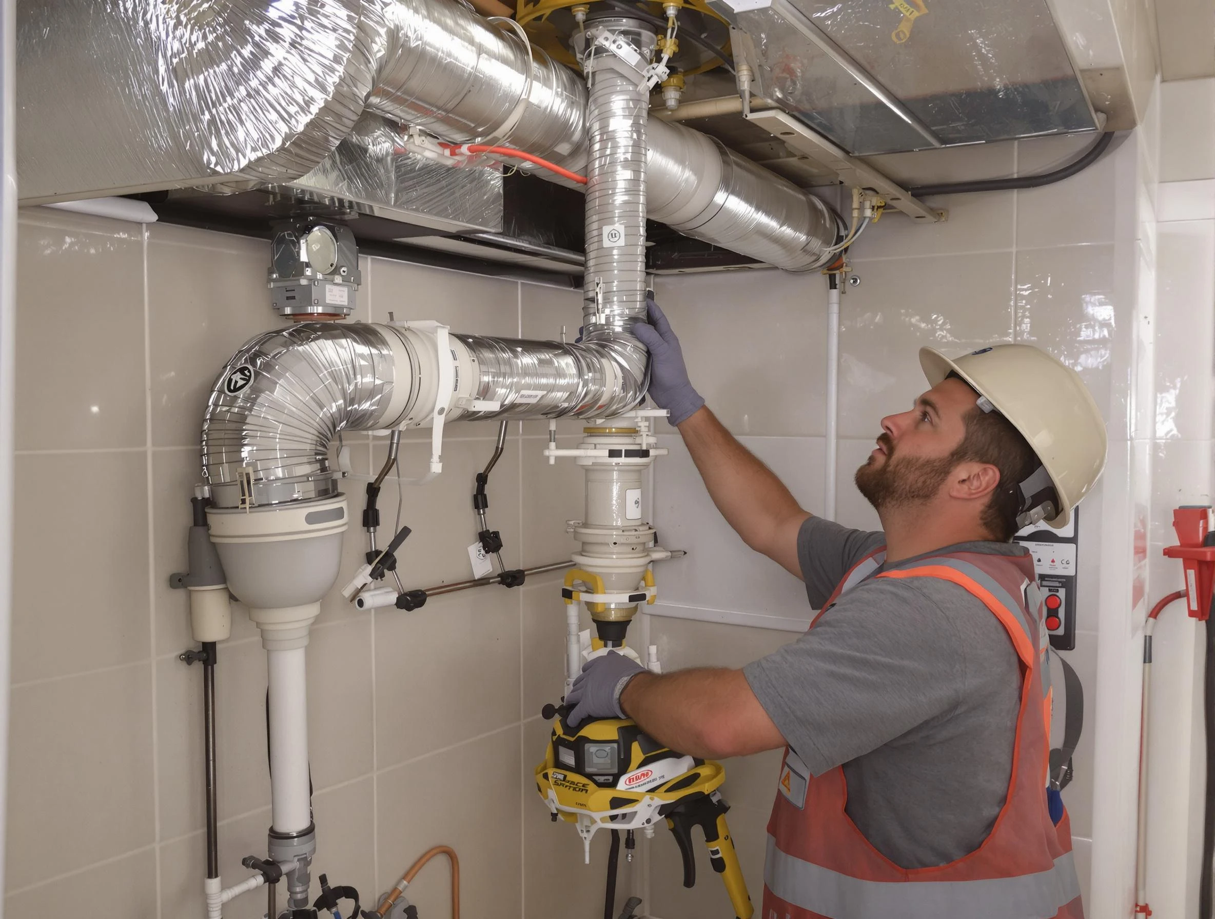Lake View Dryer Vent Cleaning expert performing professional dryer vent repair and installation in Lake View