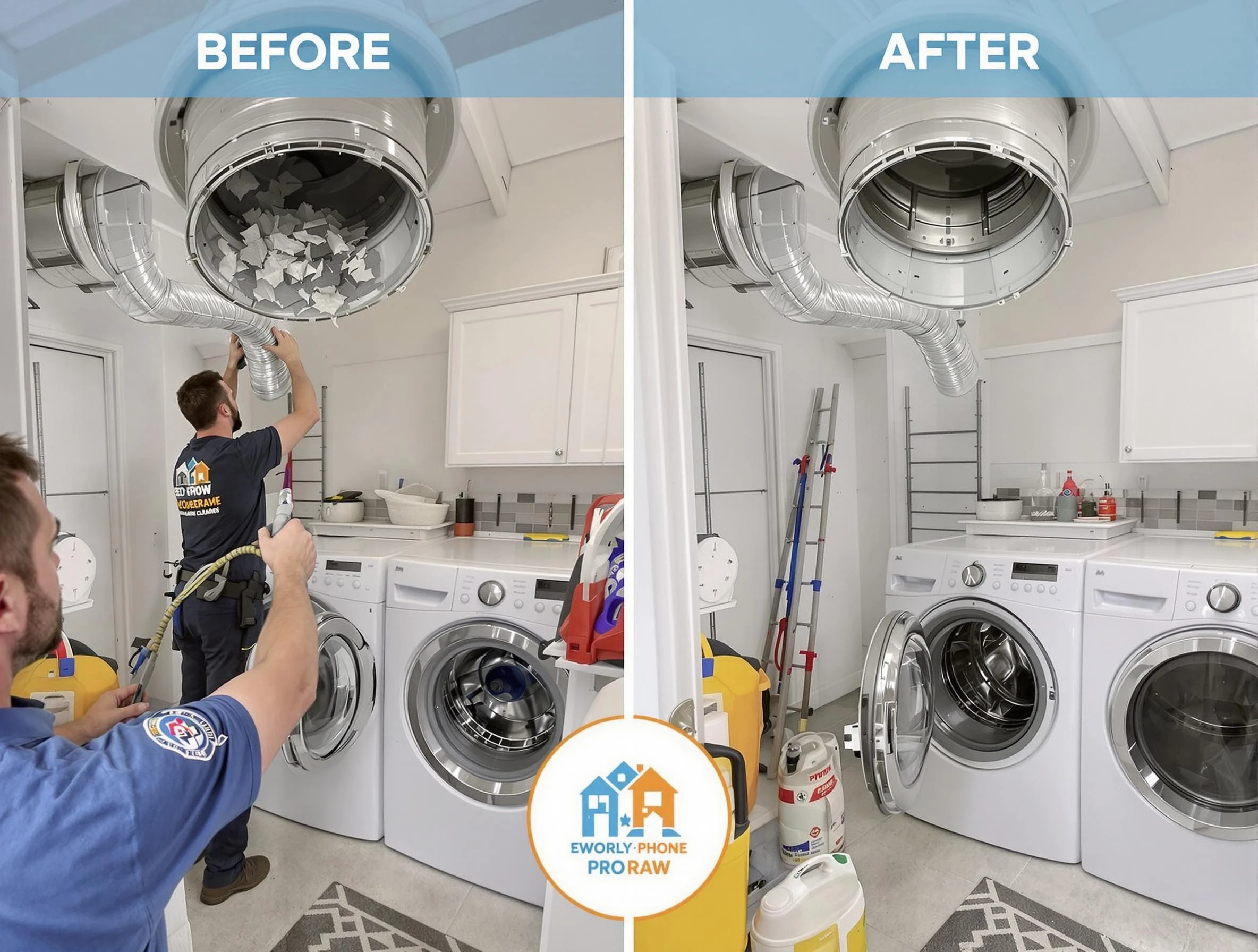 Residential dryer vent cleaning by Lake View Dryer Vent Cleaning in Lake View